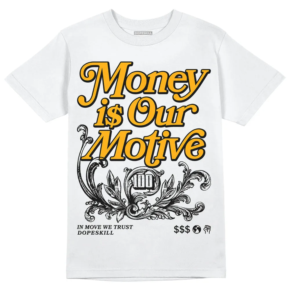 Black Taxi 12s DopeSkill T-Shirt Money Is Our Motive Typo Graphic sold by DopeSkill product image thumbnail 2