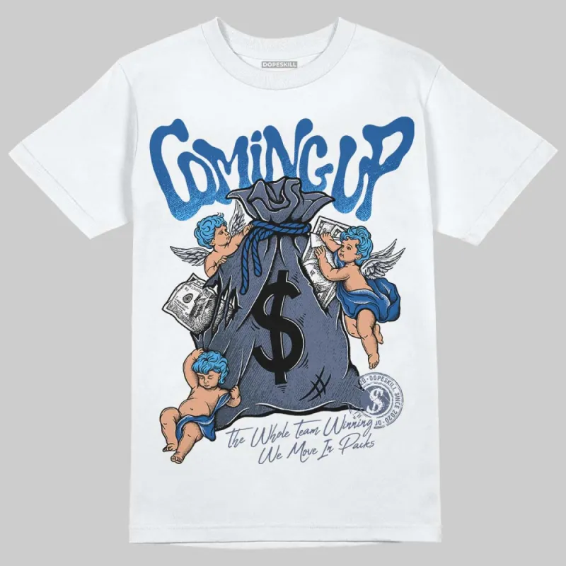 Diffused Blue 11s DopeSkill T-Shirt Money Bag Coming Up Graphic sold by DopeSkill