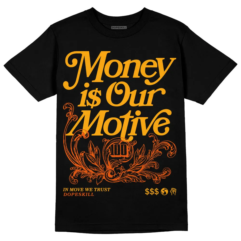 Black Taxi 12s DopeSkill T-Shirt Money Is Our Motive Typo Graphic sold by DopeSkill