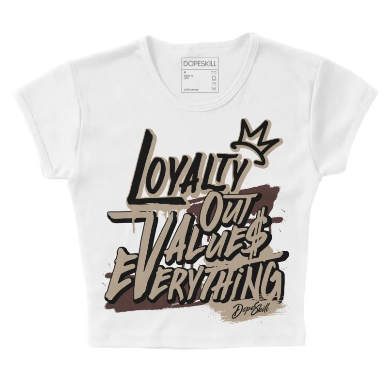 Latte 1s DopeSkill Women's Crop Top LOVE Graphic sold by DopeSkill