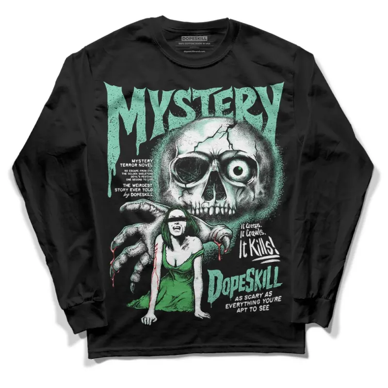 Green Glow 1s DopeSkill Long Sleeve T-Shirt Mystery Ghostly Grasp Graphic sold by DopeSkill