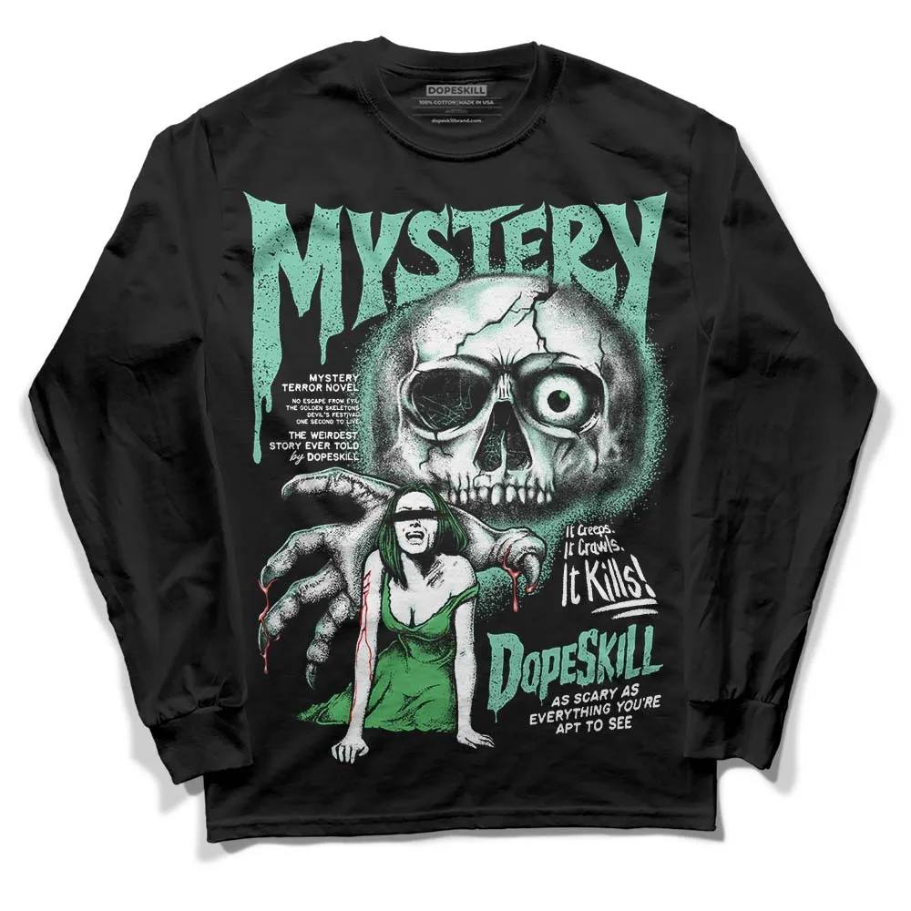 Green Glow 1s DopeSkill Long Sleeve T-Shirt Mystery Ghostly Grasp Graphic sold by DopeSkill
