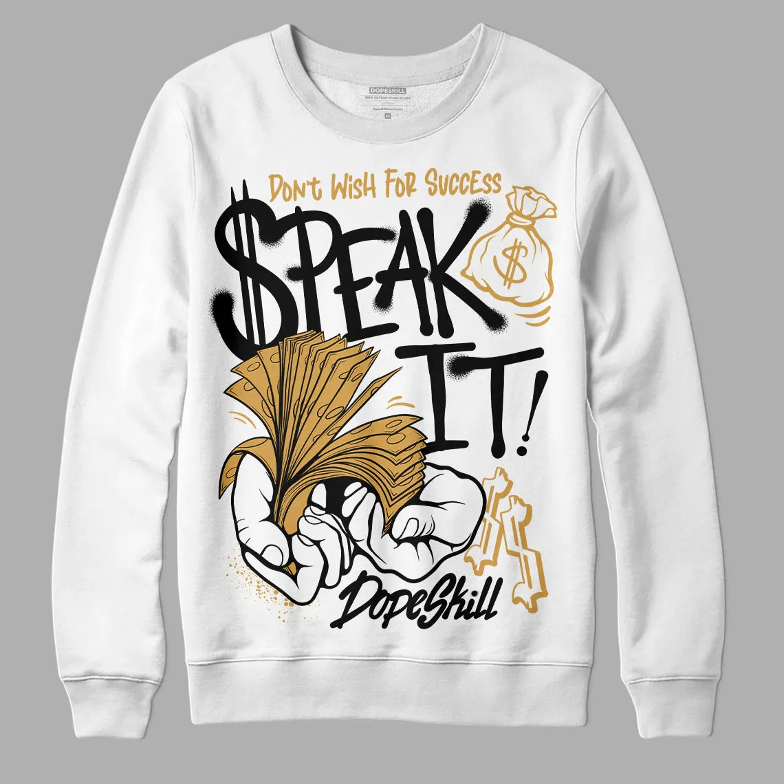 Gratitude 11s DopeSkill Sweatshirt Speak It Graphic sold by DopeSkill