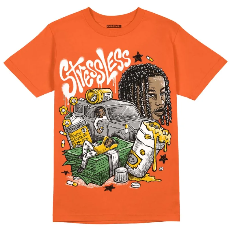Georgia Peach 3s DopeSkill Orange T-shirt Stressless Graphic sold by DopeSkill