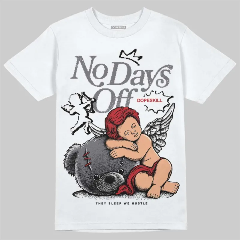 Cement Grey 3s DopeSkill T-Shirt New No Days Off Graphic sold by DopeSkill