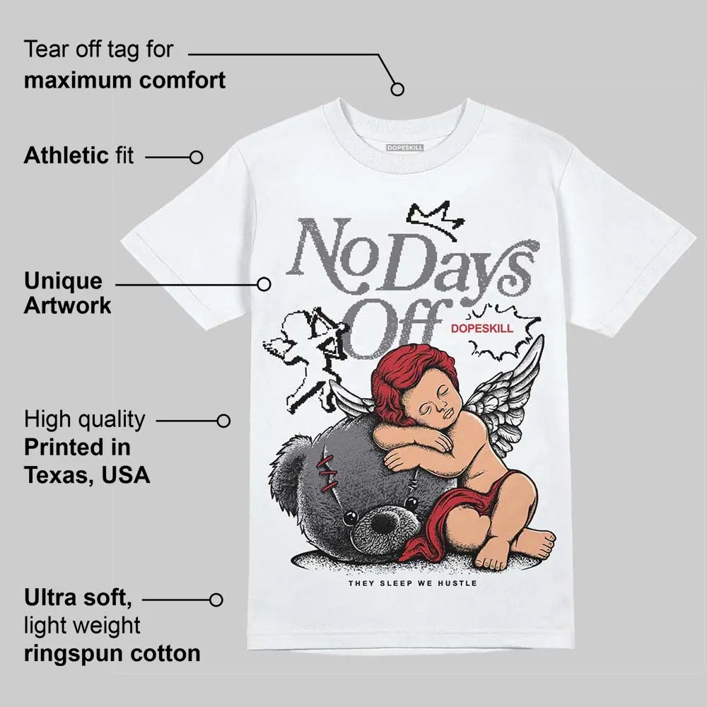 Cement Grey 3s DopeSkill T-Shirt New No Days Off Graphic sold by DopeSkill product image thumbnail 3