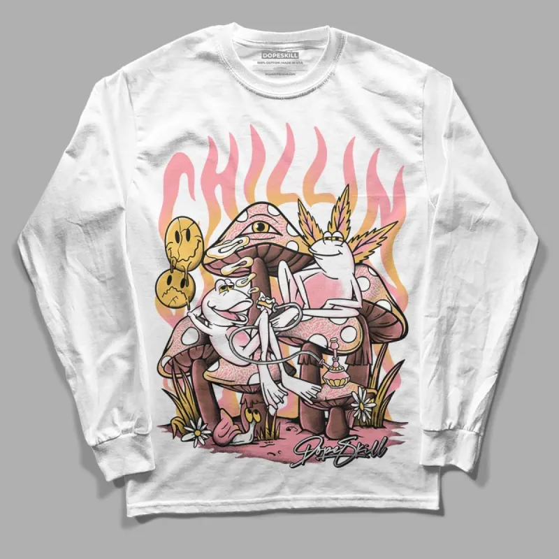 Red Stardust 3s DopeSkill Long Sleeve T-Shirt Chillin Graphic sold by DopeSkill