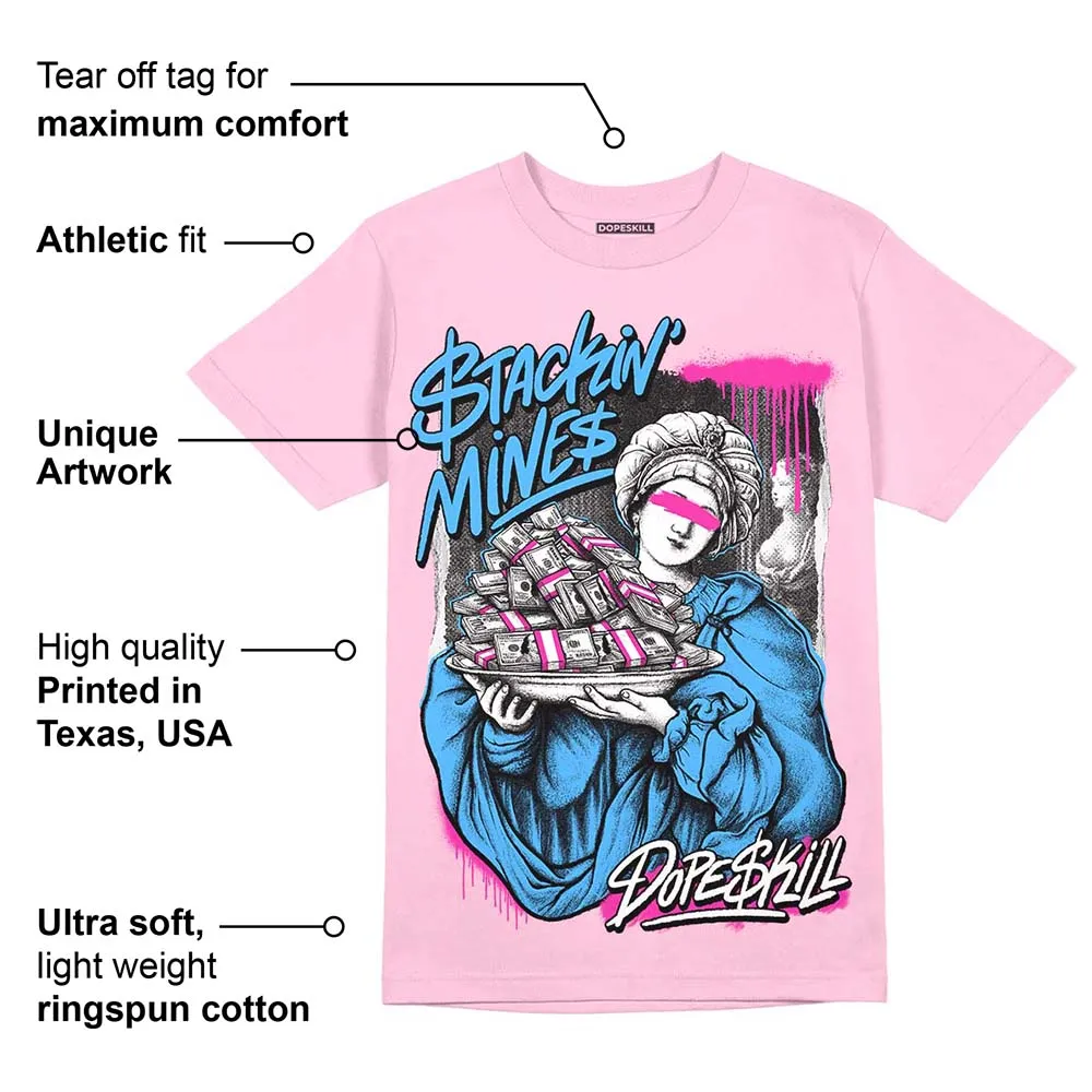 Pink Collection DopeSkill Pink T-shirt Stackin Mines Graphic sold by DopeSkill product image thumbnail 2