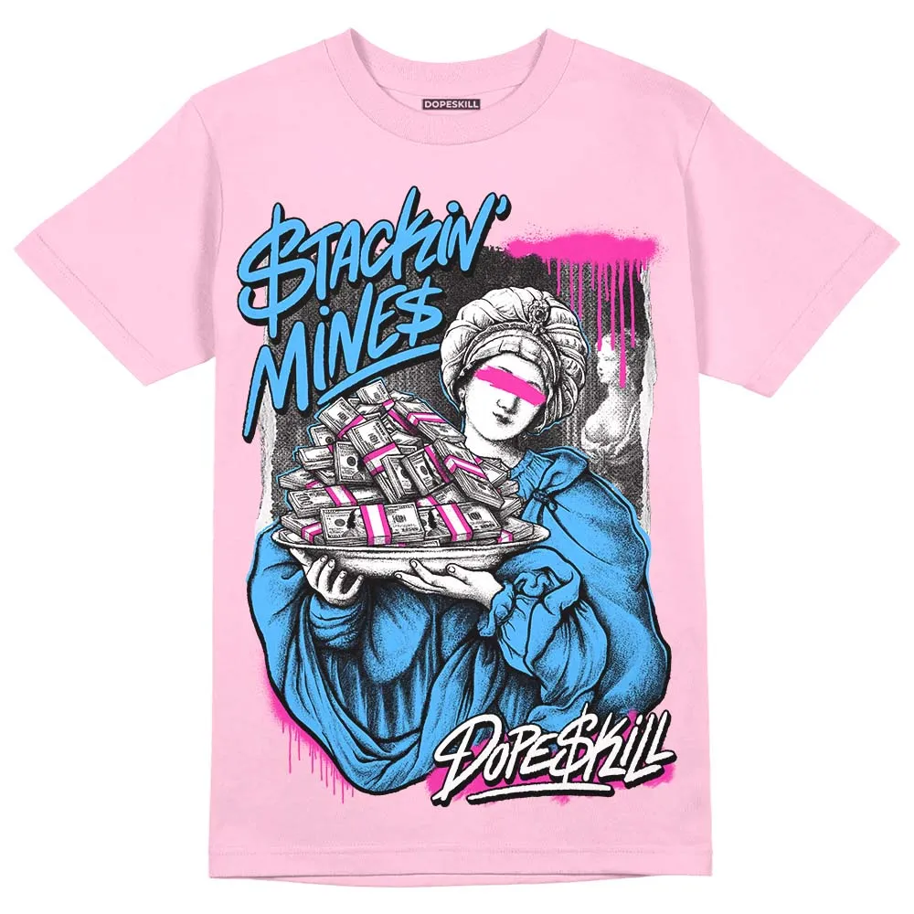 Pink Collection DopeSkill Pink T-shirt Stackin Mines Graphic sold by DopeSkill