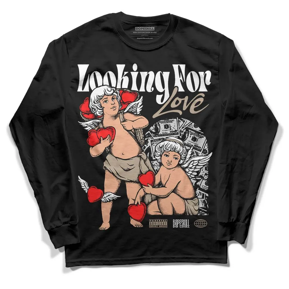 Latte 1s DopeSkill Long Sleeve T-Shirt Looking For Love Graphic sold by DopeSkill product image thumbnail 2