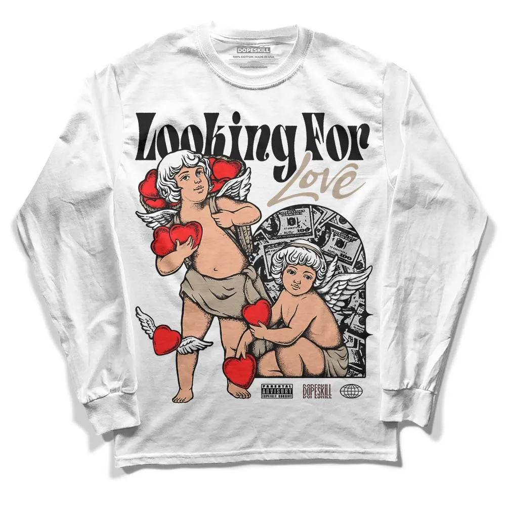 Latte 1s DopeSkill Long Sleeve T-Shirt Looking For Love Graphic sold by DopeSkill