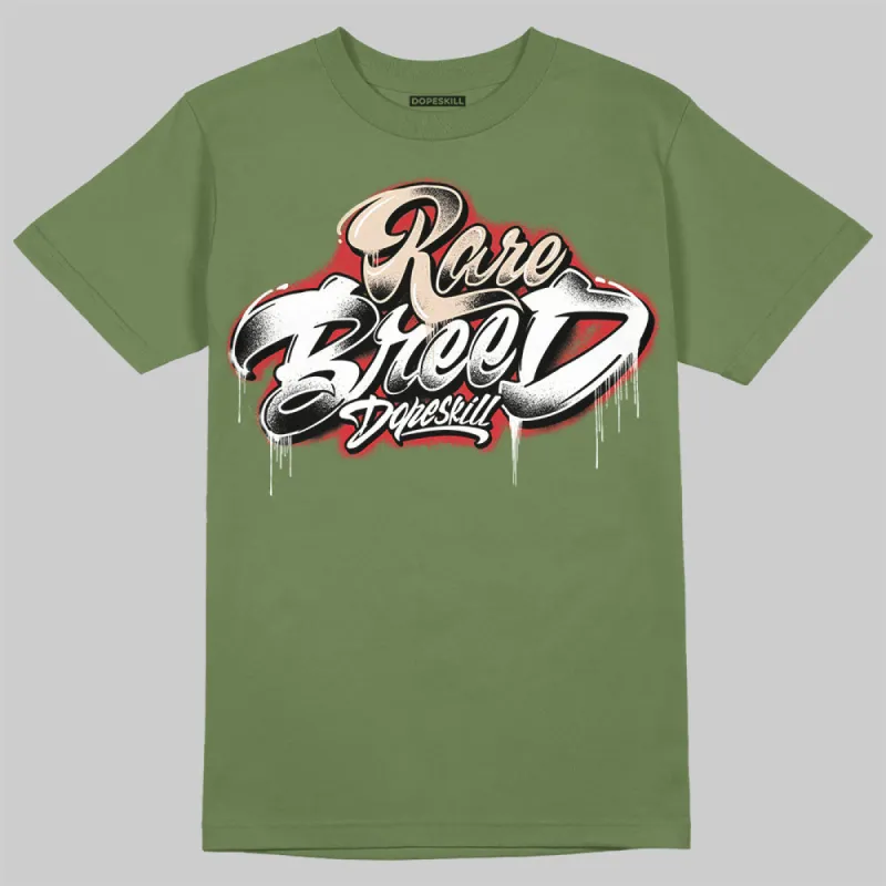Medium Olive 1s DopeSkill Olive T-shirt Rare Breed Type Graphic sold by DopeSkill