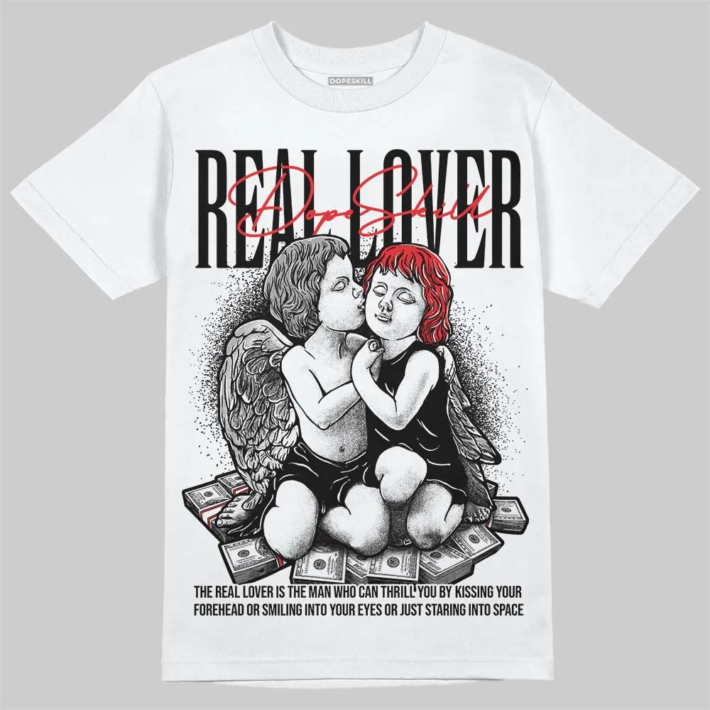 White Thunder 4s DopeSkill T-Shirt Real Lover Graphic sold by DopeSkill product image thumbnail 2