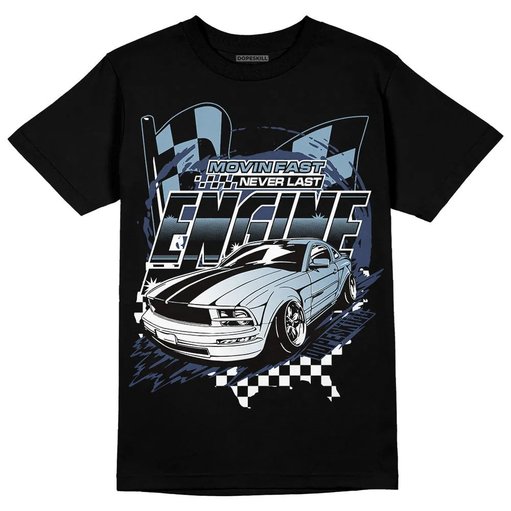Diffused Blue Sail Grey White 1s DopeSkill T-Shirt ENGINE Tshirt Graphic sold by DopeSkill product image thumbnail 2