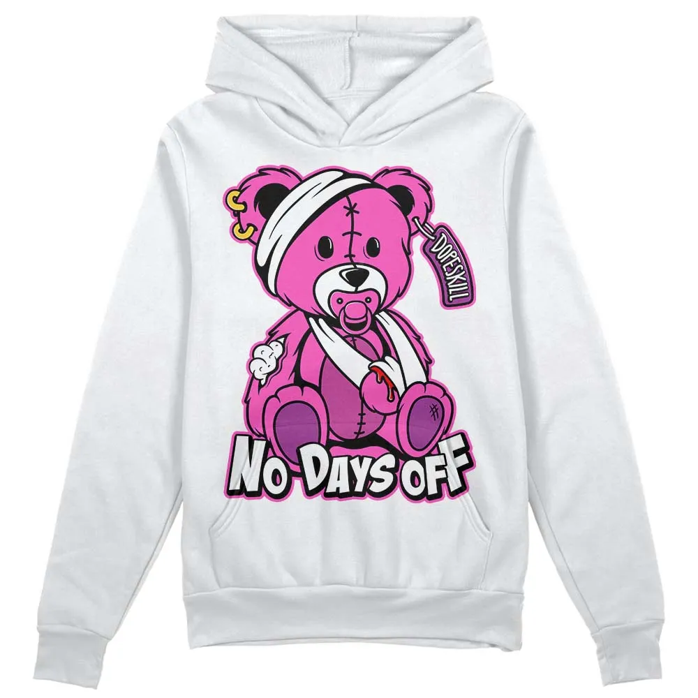 Hyper Violet 4s DopeSkill Hoodie Sweatshirt Hurt Bear Graphic sold by DopeSkill