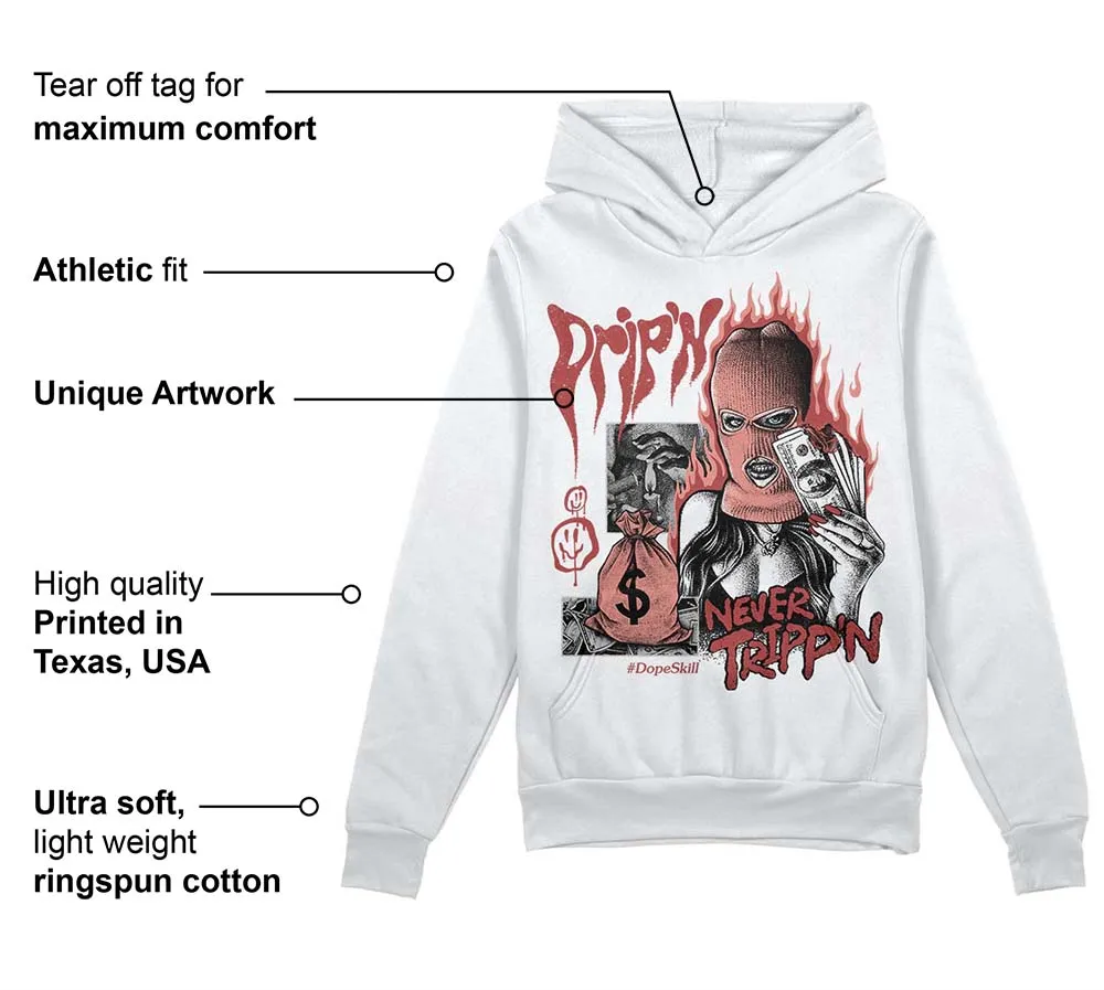 Dune Red 13s DopeSkill Hoodie Sweatshirt Drip'n Never Tripp'n Graphic sold by DopeSkill product image thumbnail 3