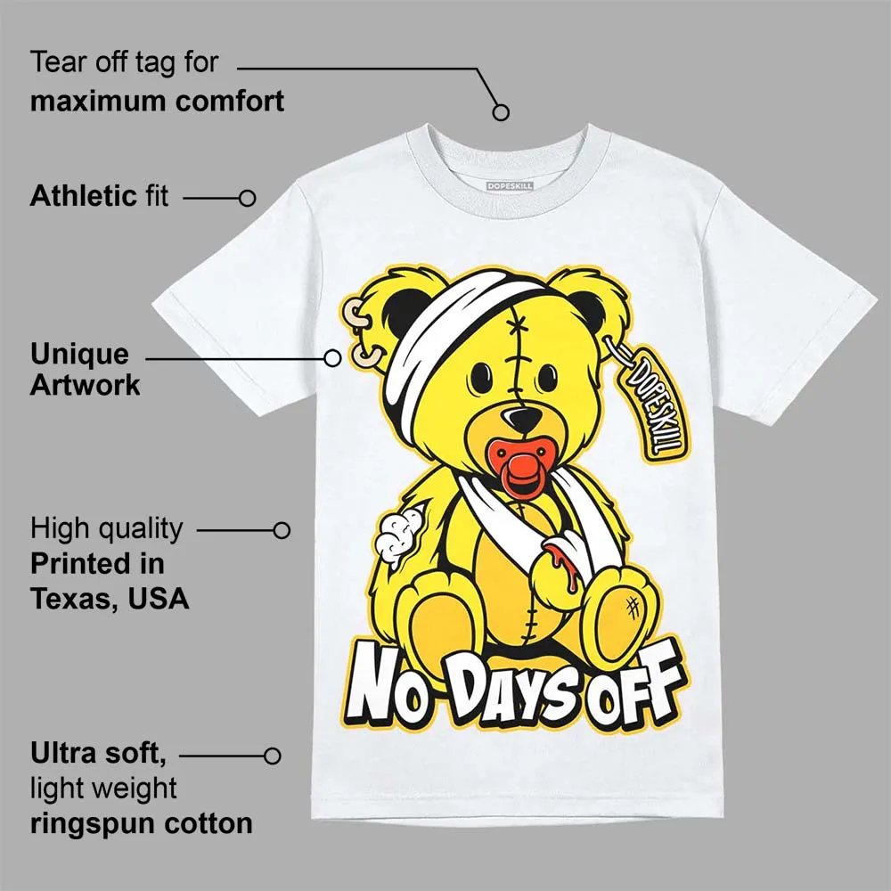 Vivid Sulfur 4s DopeSkill T-Shirt Hurt Bear Graphic sold by DopeSkill product image thumbnail 3