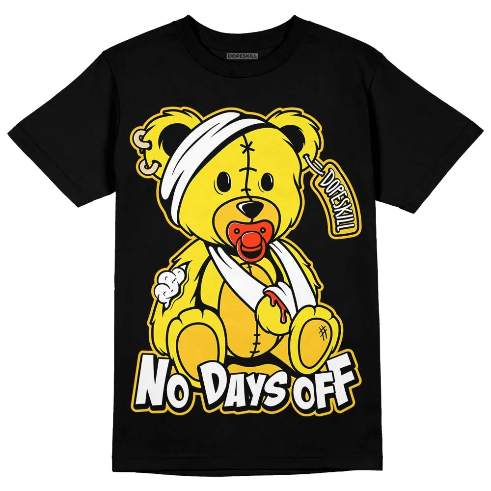 Vivid Sulfur 4s DopeSkill T-Shirt Hurt Bear Graphic sold by DopeSkill product image thumbnail 2