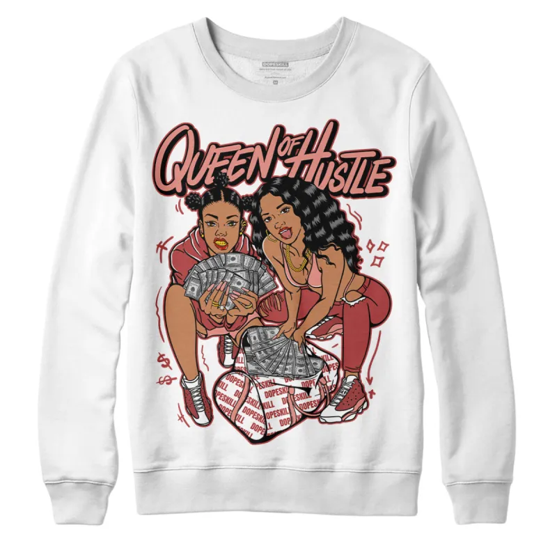 Dune Red 13s DopeSkill Sweatshirt Queen Of Hustle Graphic sold by DopeSkill