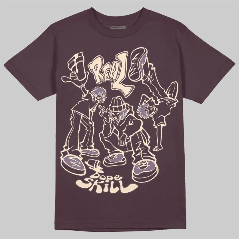 Burgundy Crush 3s DopeSkill Maroon T-shirt Real Y2K Players Graphic sold by DopeSkill