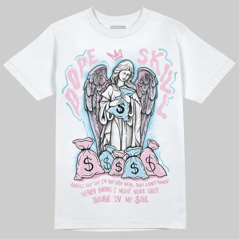 Paw Print Pink Foam 1s DopeSkill T-Shirt Angels Graphic sold by DopeSkill