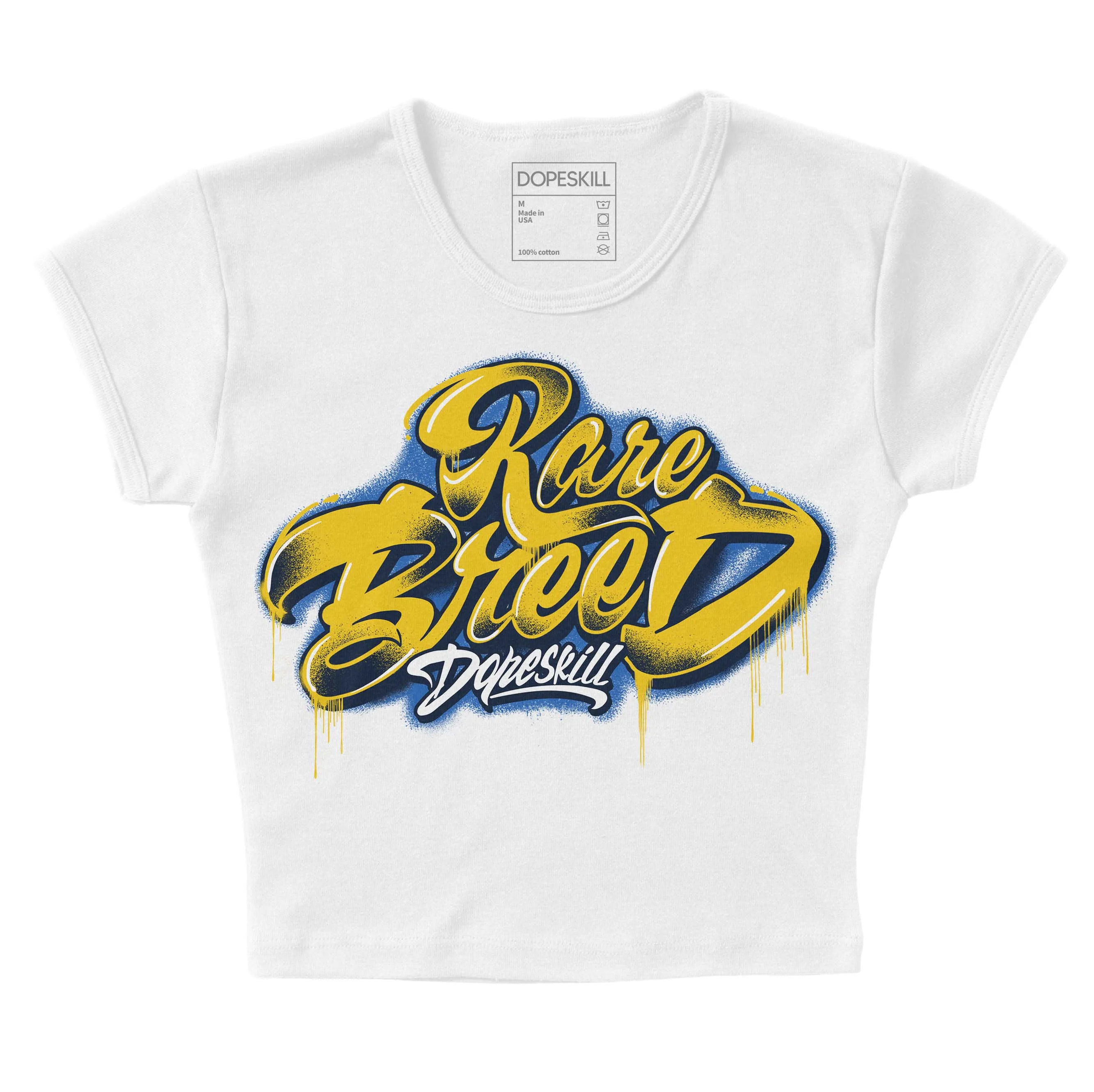 Michigan Dunks DopeSkill Women's Crop Top Rare Breed Type Graphic sold by DopeSkill