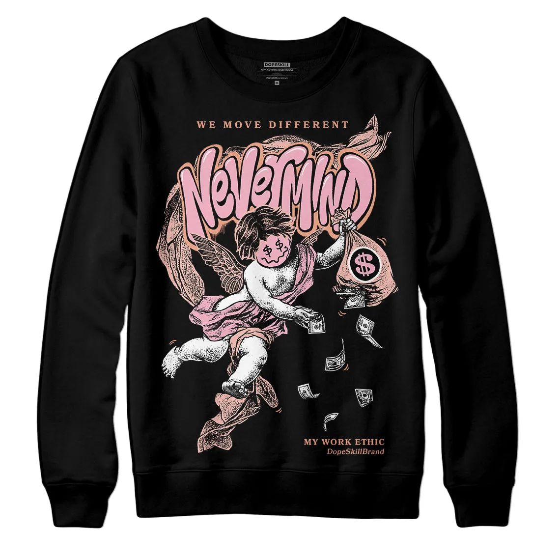 Legend Pink 11s DopeSkill Sweatshirt Nevermind Graphic sold by DopeSkill product image thumbnail 2