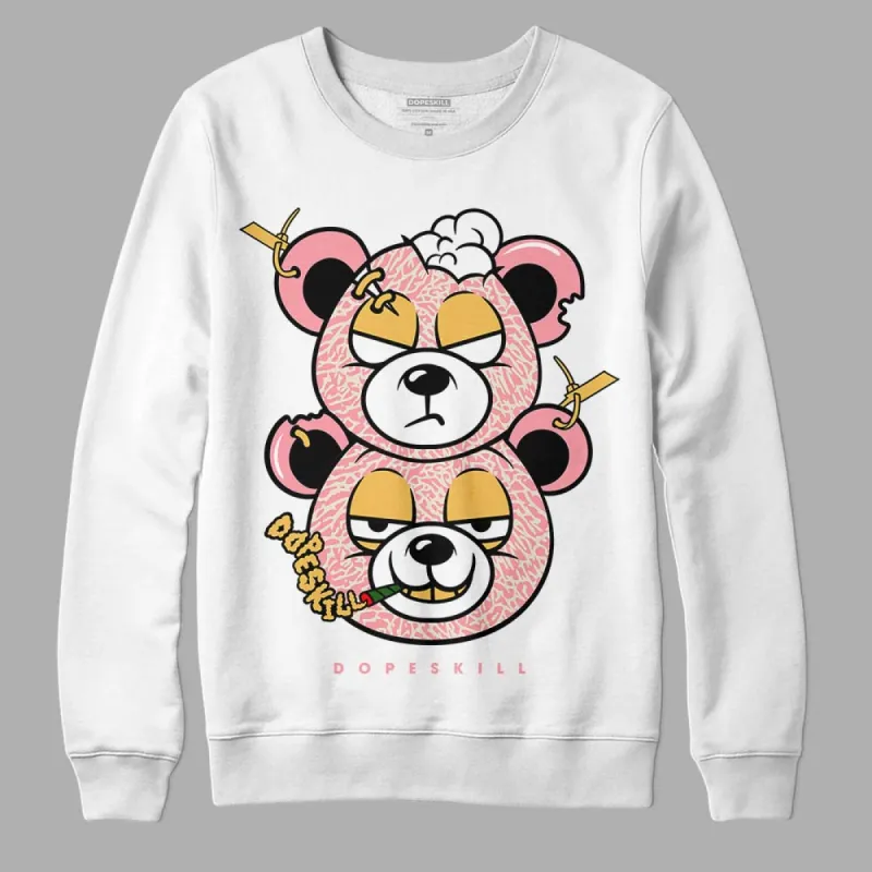 Red Stardust 3s DopeSkill Sweatshirt New Double Bear Graphic sold by DopeSkill
