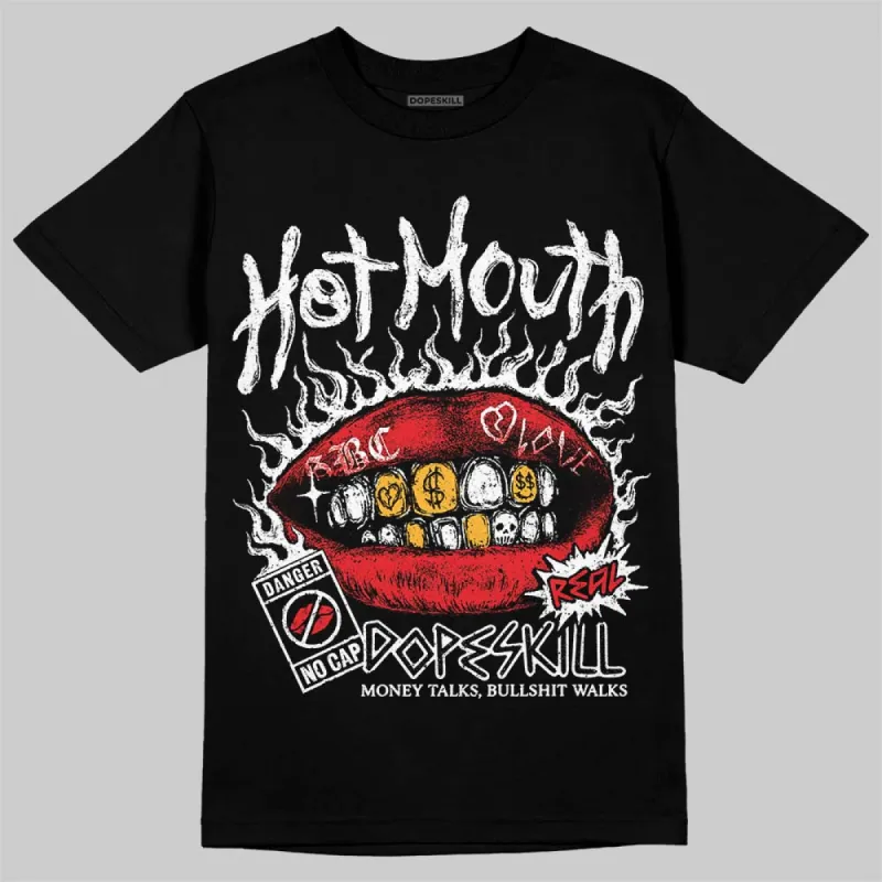 White Thunder 4s DopeSkill T-Shirt Hot Mouth Graphic sold by DopeSkill