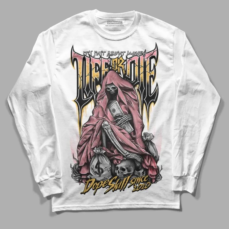 Red Stardust 3s DopeSkill Long Sleeve T-Shirt Life or Die Graphic sold by DopeSkill