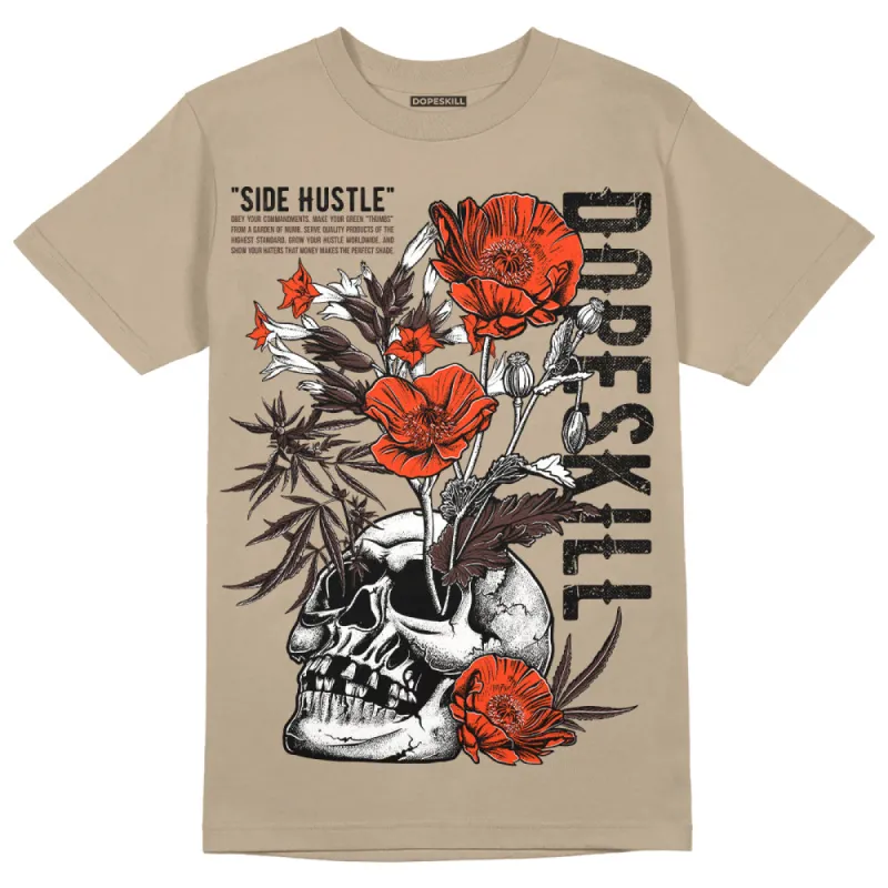 Latte 1s DopeSkill Medium Brown T-shirt Side Hustle Graphic sold by DopeSkill