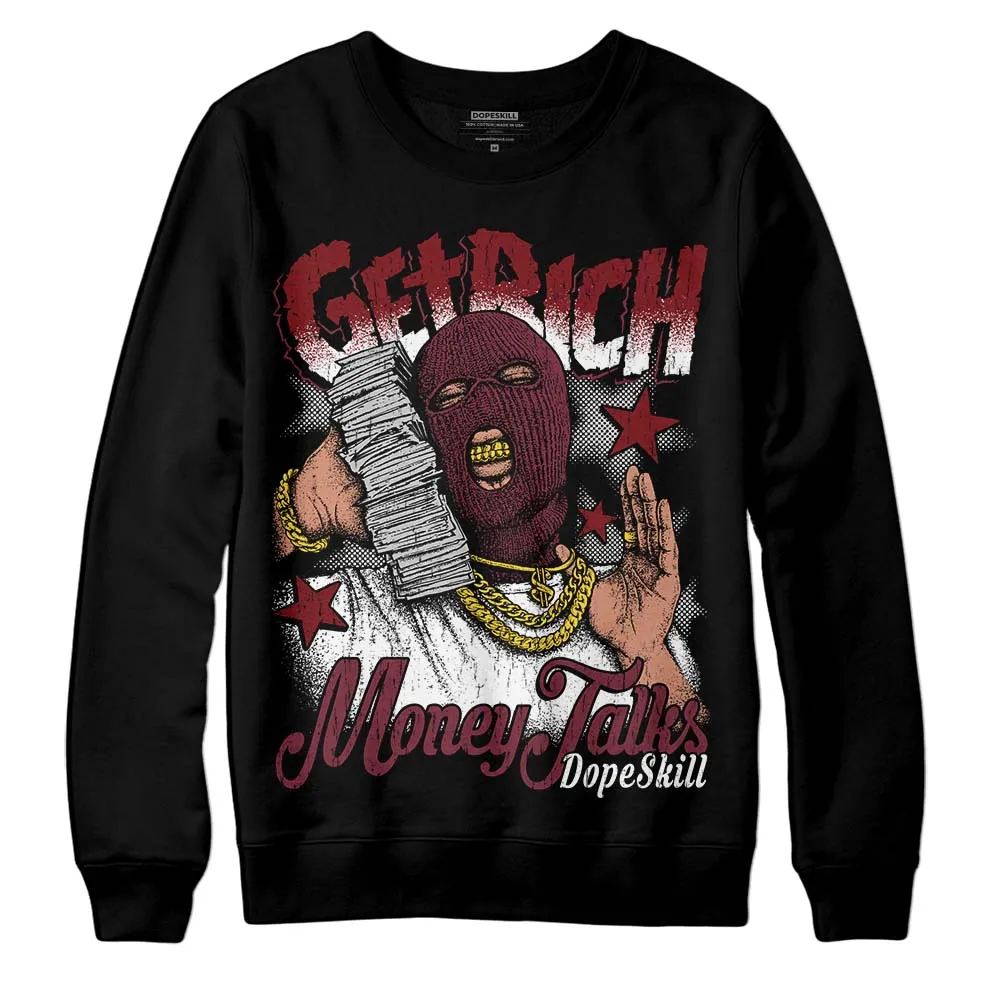 Team Red 1s DopeSkill Sweatshirt Get Rich Graphic sold by DopeSkill product image thumbnail 2