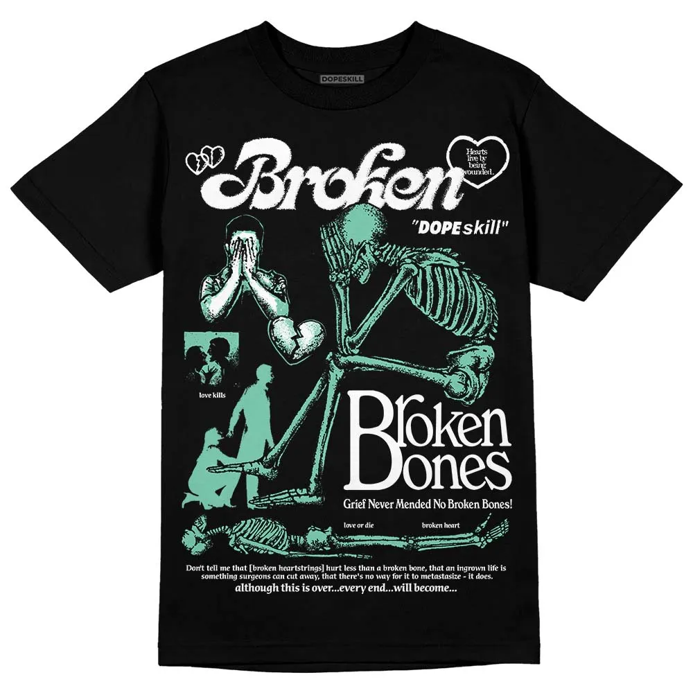 Green Glow 1s DopeSkill T-Shirt Broken Bones Graphic sold by DopeSkill