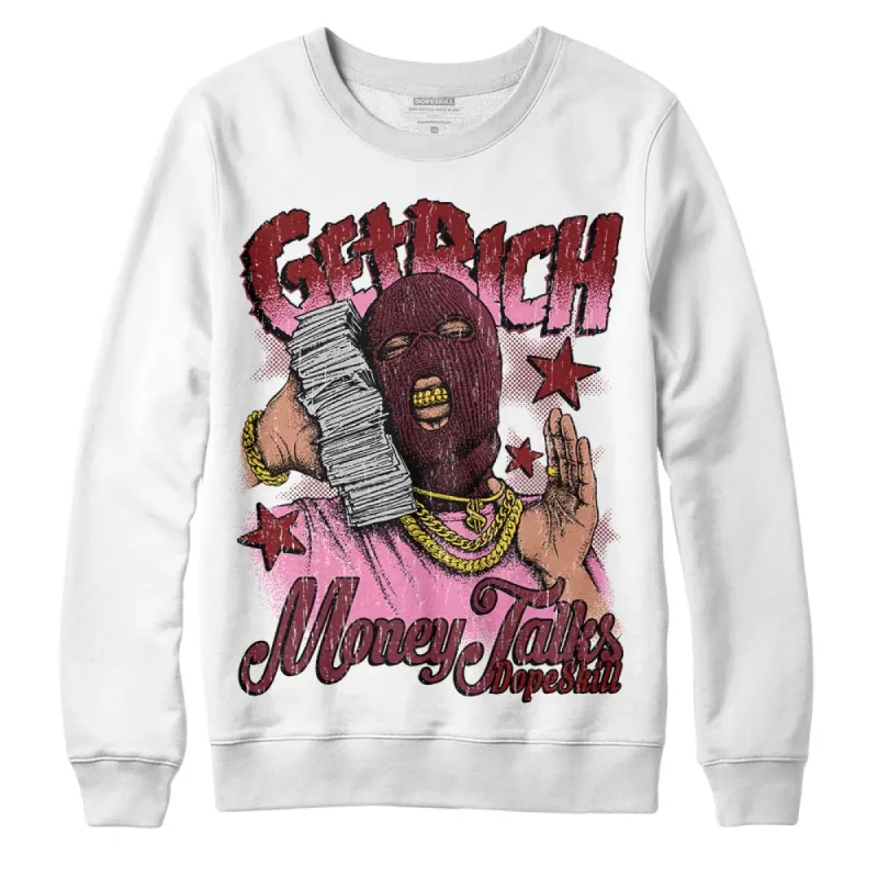 Team Red 1s DopeSkill Sweatshirt Get Rich Graphic sold by DopeSkill