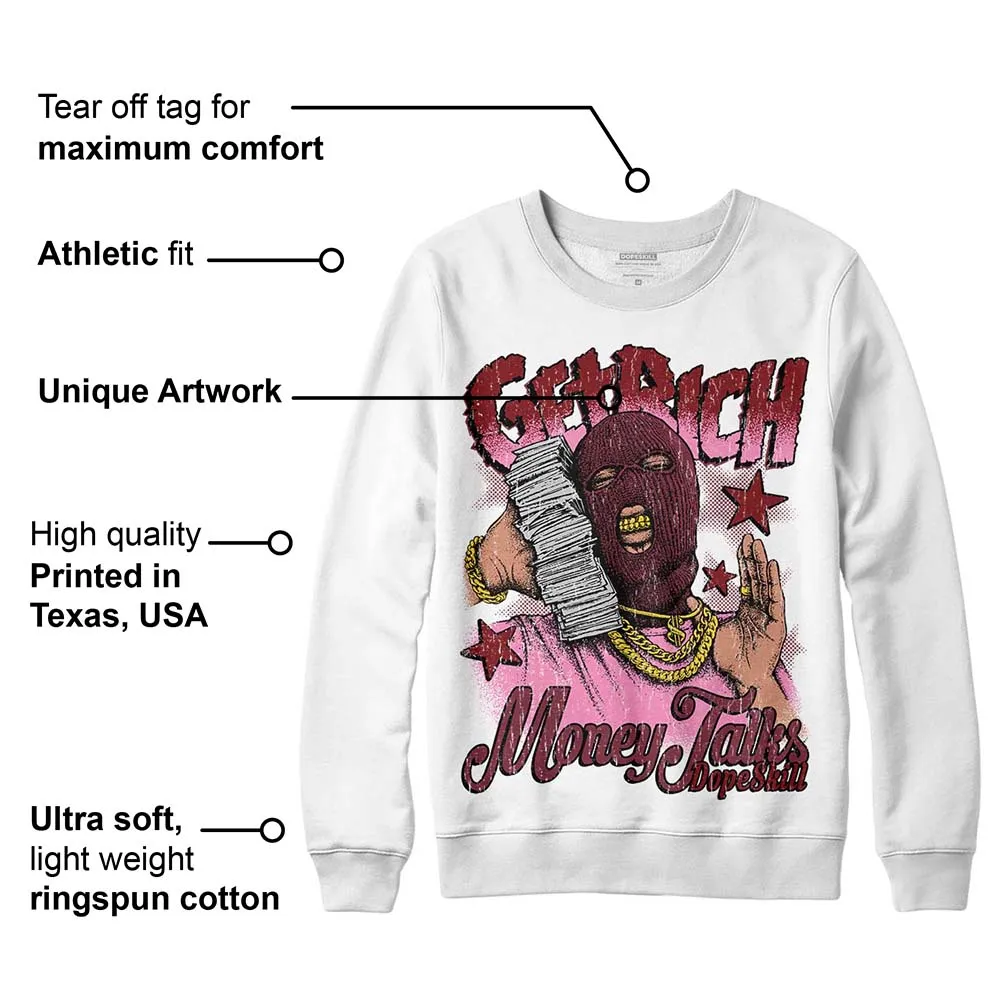 Team Red 1s DopeSkill Sweatshirt Get Rich Graphic sold by DopeSkill product image thumbnail 3