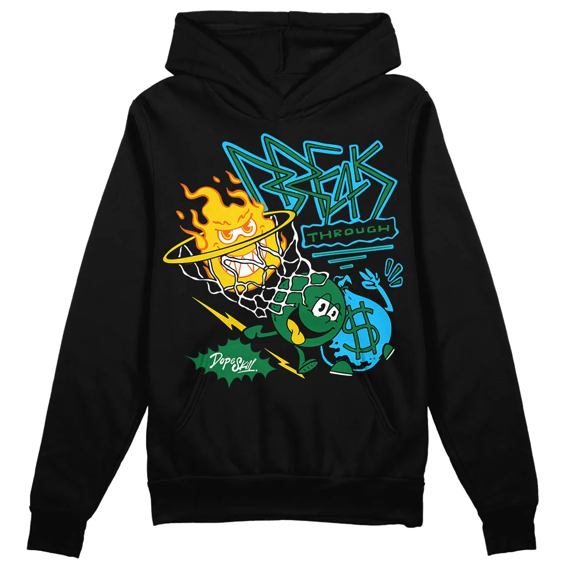 Green Collection DopeSkill Hoodie Sweatshirt Break Through Graphic sold by DopeSkill product image thumbnail 2