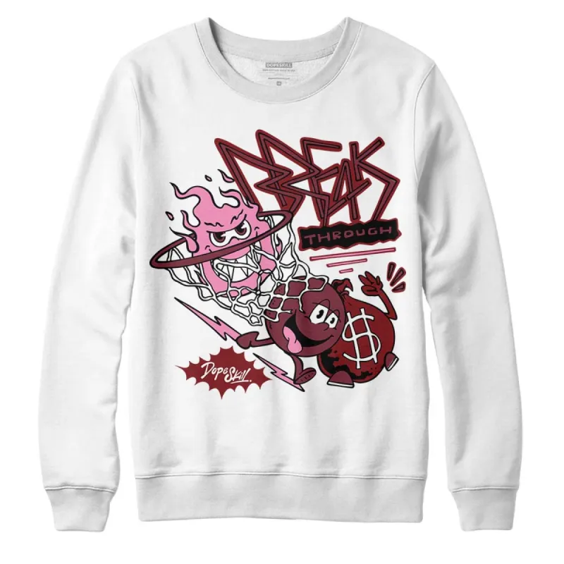 Team Red 1s DopeSkill Sweatshirt Break Through Graphic sold by DopeSkill