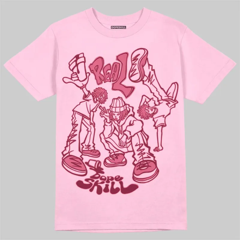 Pink Collection DopeSkill Pink T-shirt Real Y2K Players Graphic sold by DopeSkill