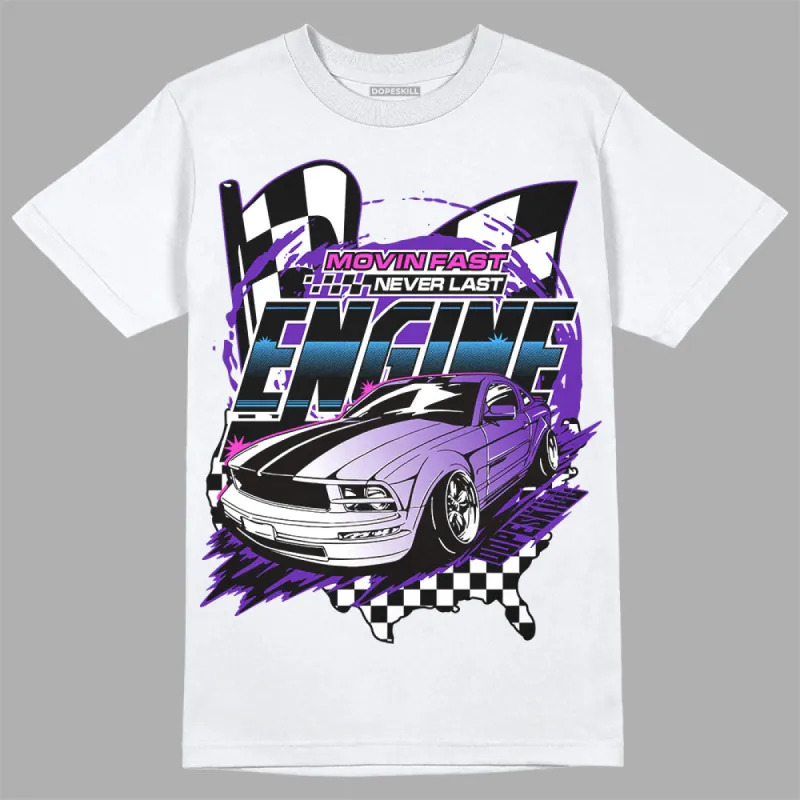Dunk Purple Championship Court White DopeSkill T-Shirt ENGINE Tshirt Graphic sold by DopeSkill