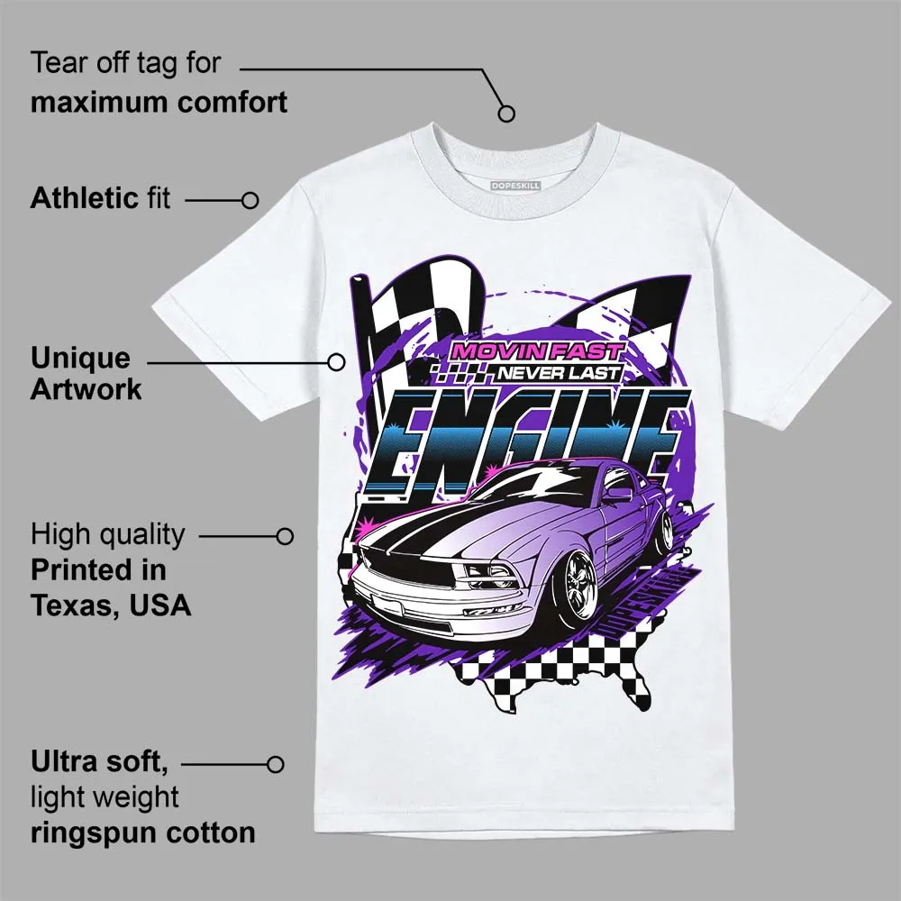 Dunk Purple Championship Court White DopeSkill T-Shirt ENGINE Tshirt Graphic sold by DopeSkill product image thumbnail 3
