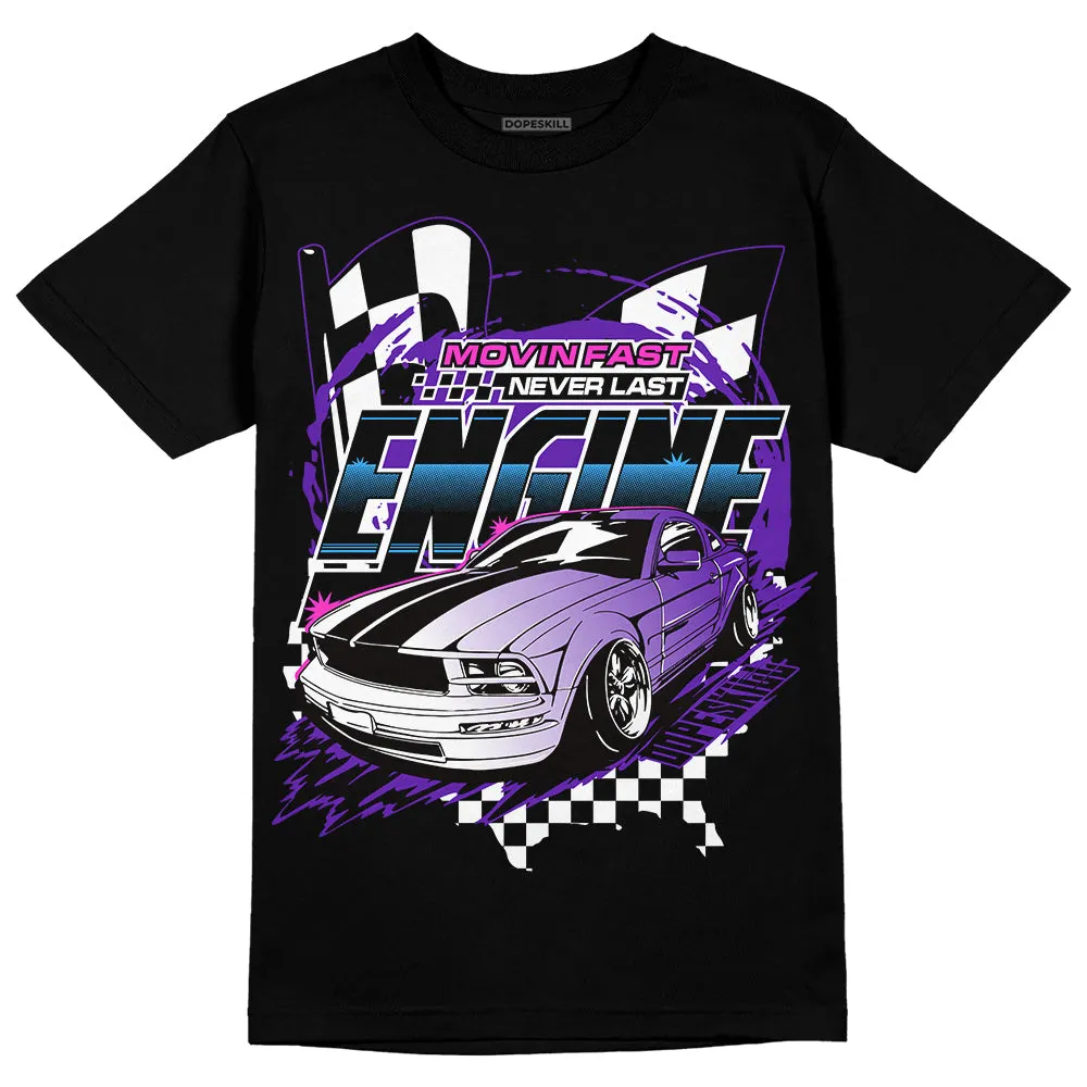 Dunk Purple Championship Court White DopeSkill T-Shirt ENGINE Tshirt Graphic sold by DopeSkill product image thumbnail 2