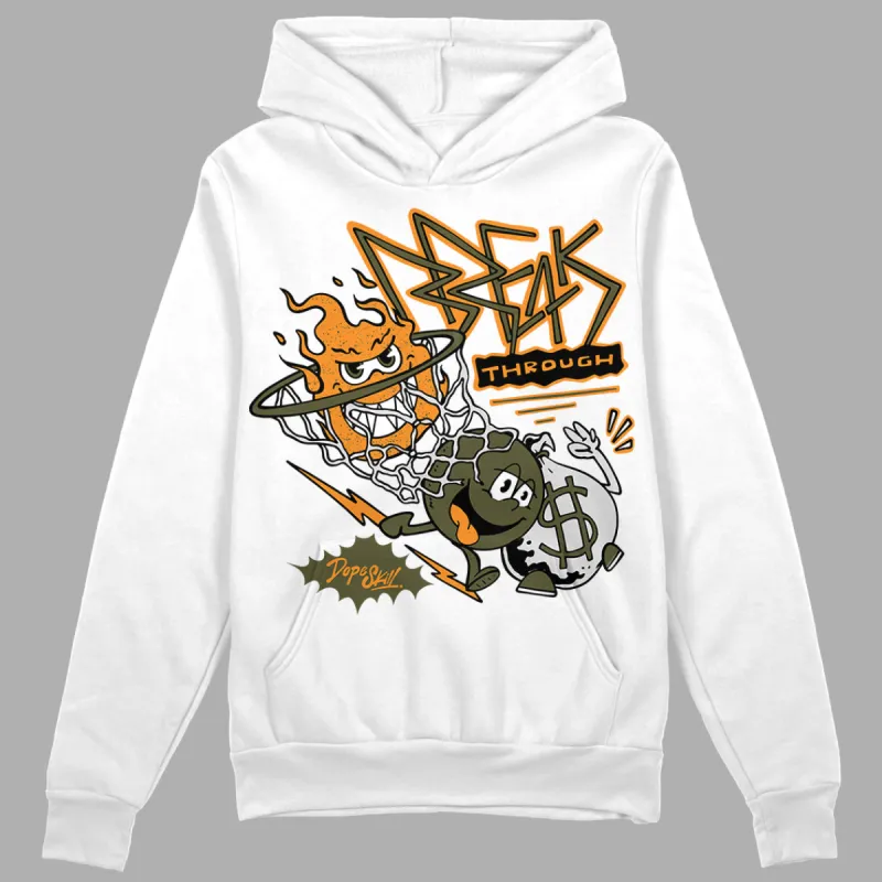 Olive 5s DopeSkill Hoodie Sweatshirt Break Through Graphic sold by DopeSkill