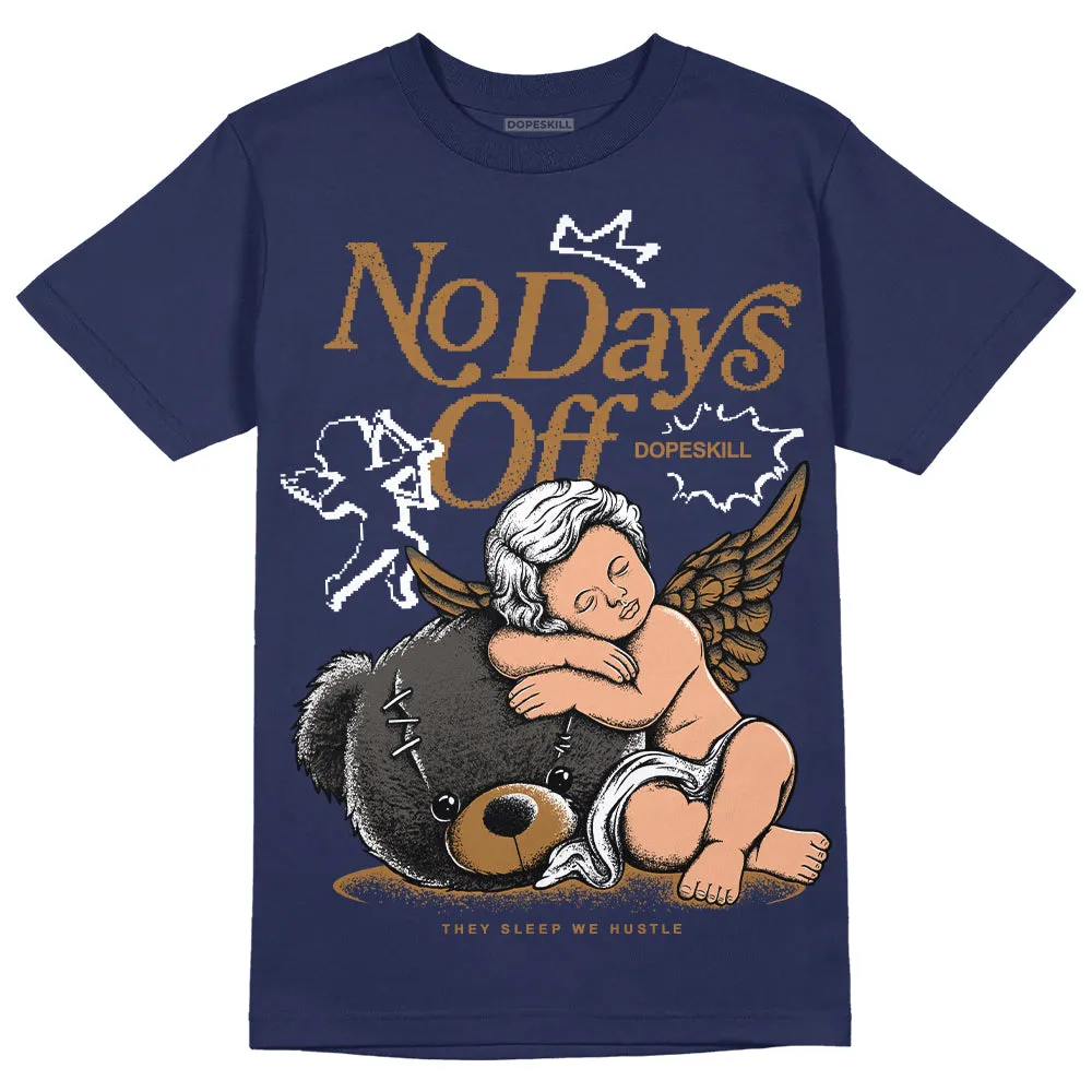 Dunk Premium Tweed Corduroy DopeSkill Navy T-shirt New No Days Off Graphic sold by DopeSkill