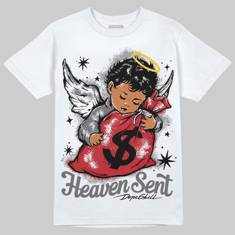 Cement Grey 3s DopeSkill T-Shirt Heaven Sent Graphic sold by DopeSkill