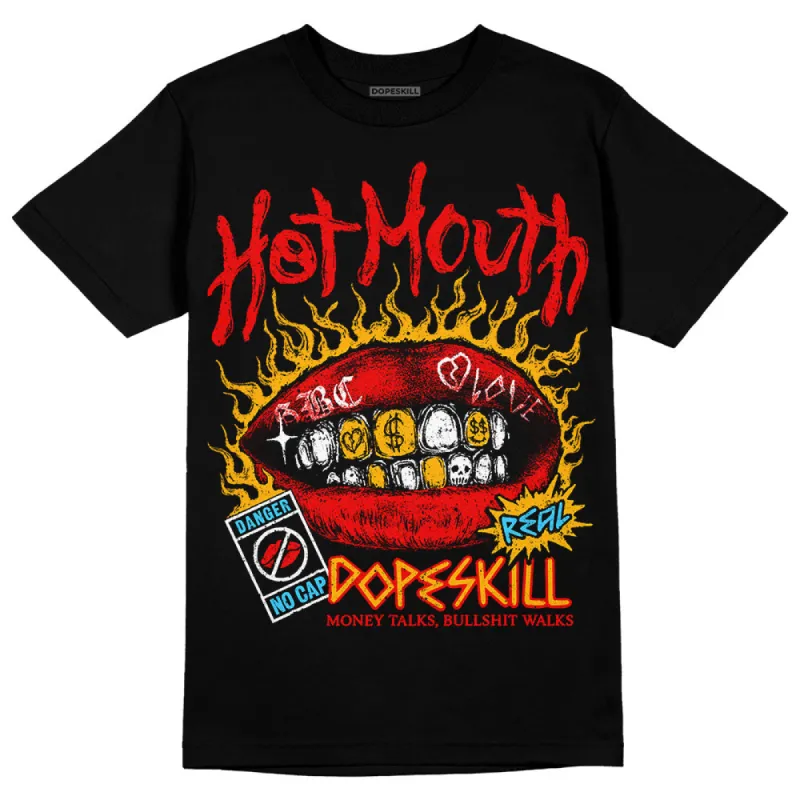 Red Collection DopeSkill T-Shirt Hot Mouth Graphic sold by DopeSkill