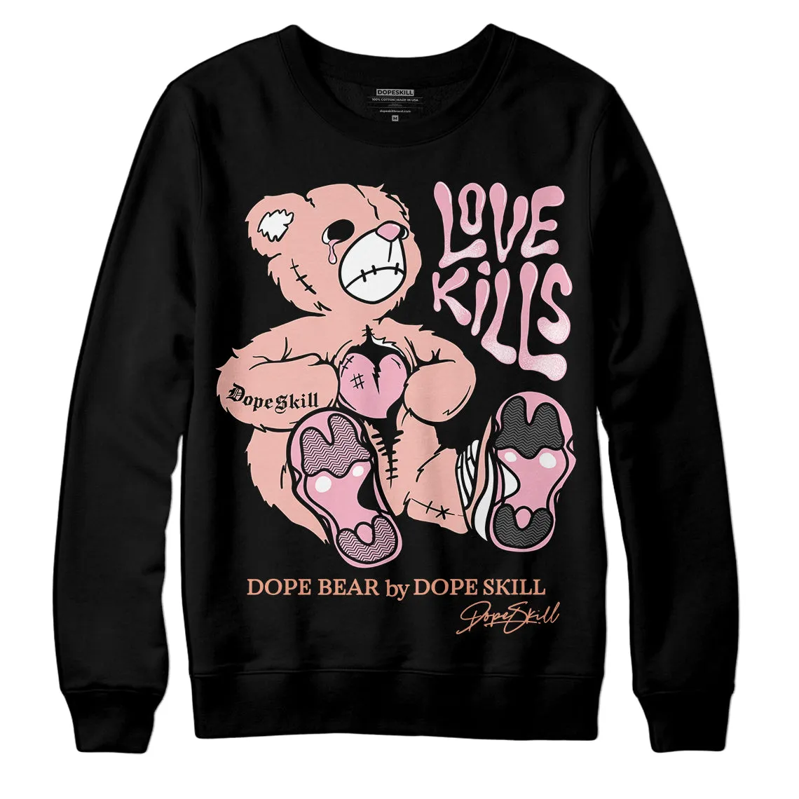 Legend Pink 11s DopeSkill Sweatshirt Love Kills Graphic sold by DopeSkill product image thumbnail 2