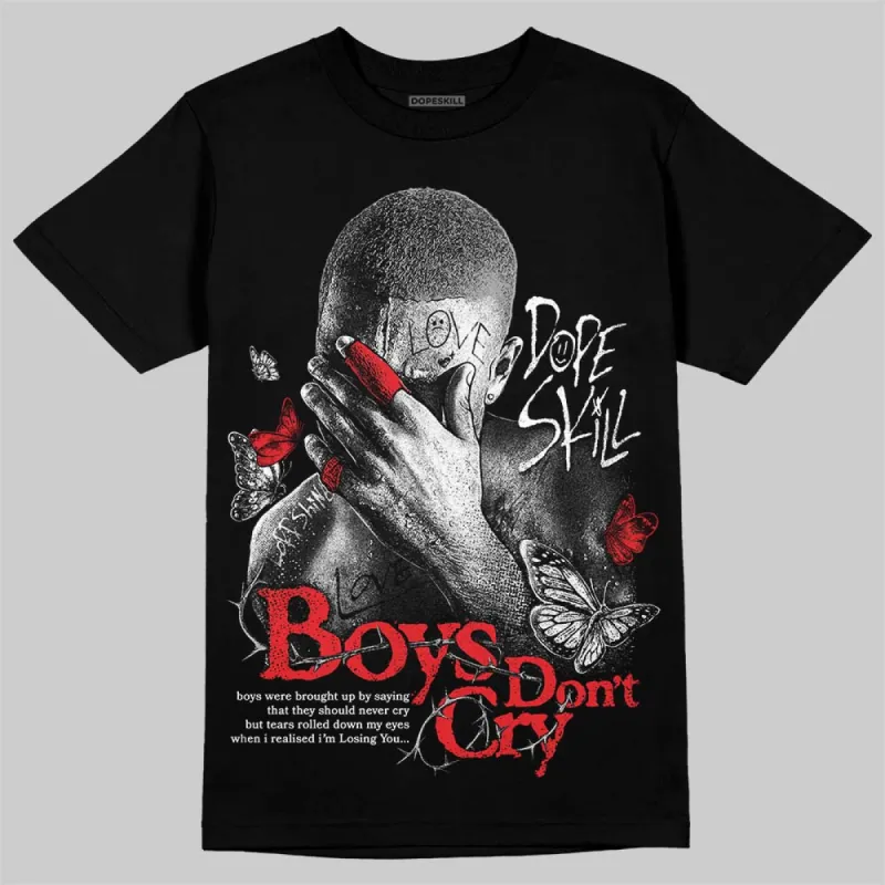White Thunder 4s DopeSkill T-Shirt Boys Don't Cry Graphic sold by DopeSkill
