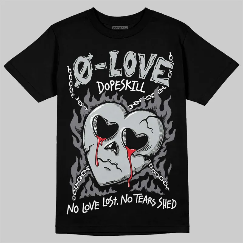 Wolf Grey 12s DopeSkill T-Shirt Crying Heart Graphic sold by DopeSkill