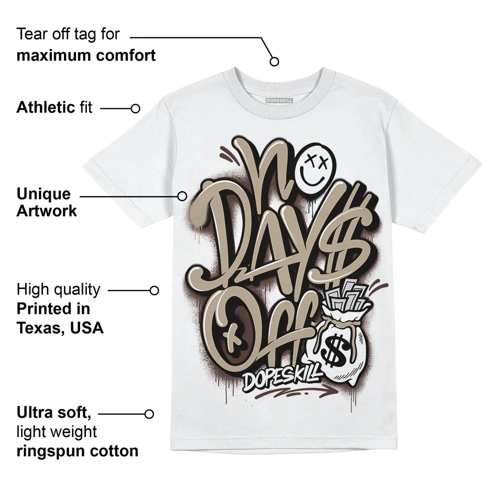 Latte 1s DopeSkill T-Shirt No Days Off Graphic sold by DopeSkill product image thumbnail 3