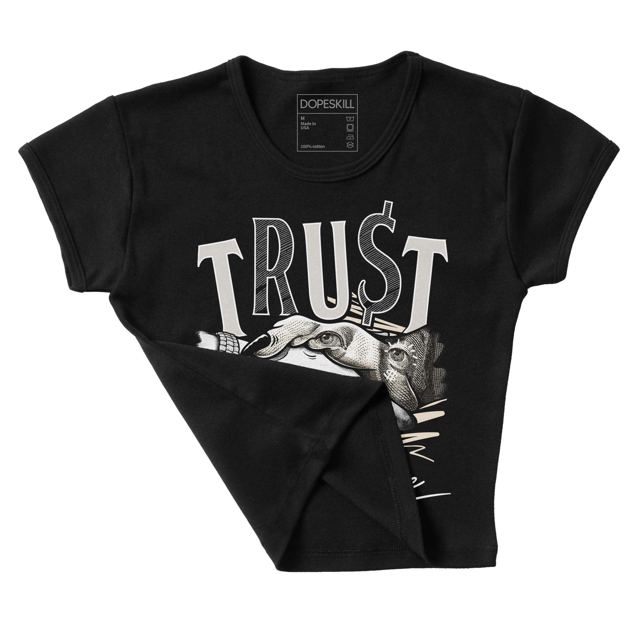 Sail 5s DopeSkill Women's Crop Top Trust No One Graphic sold by DopeSkill product image thumbnail 4